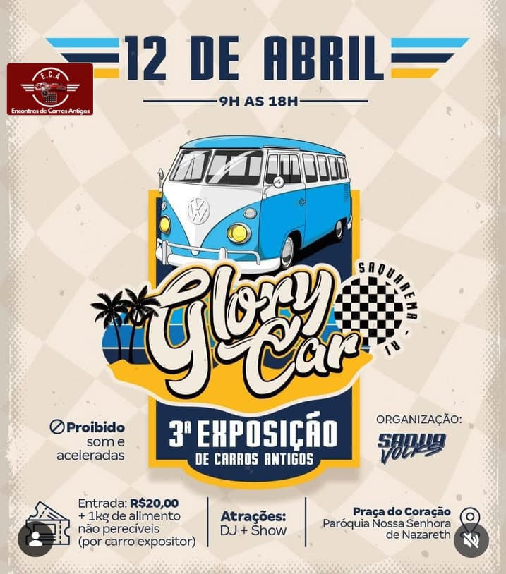 Glory Car 3ª exposição de carros antigos - Saquarema, RJ