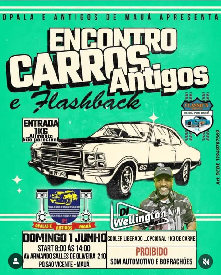 Encontro de Carros Antigos e Flashback - Mauá, SP