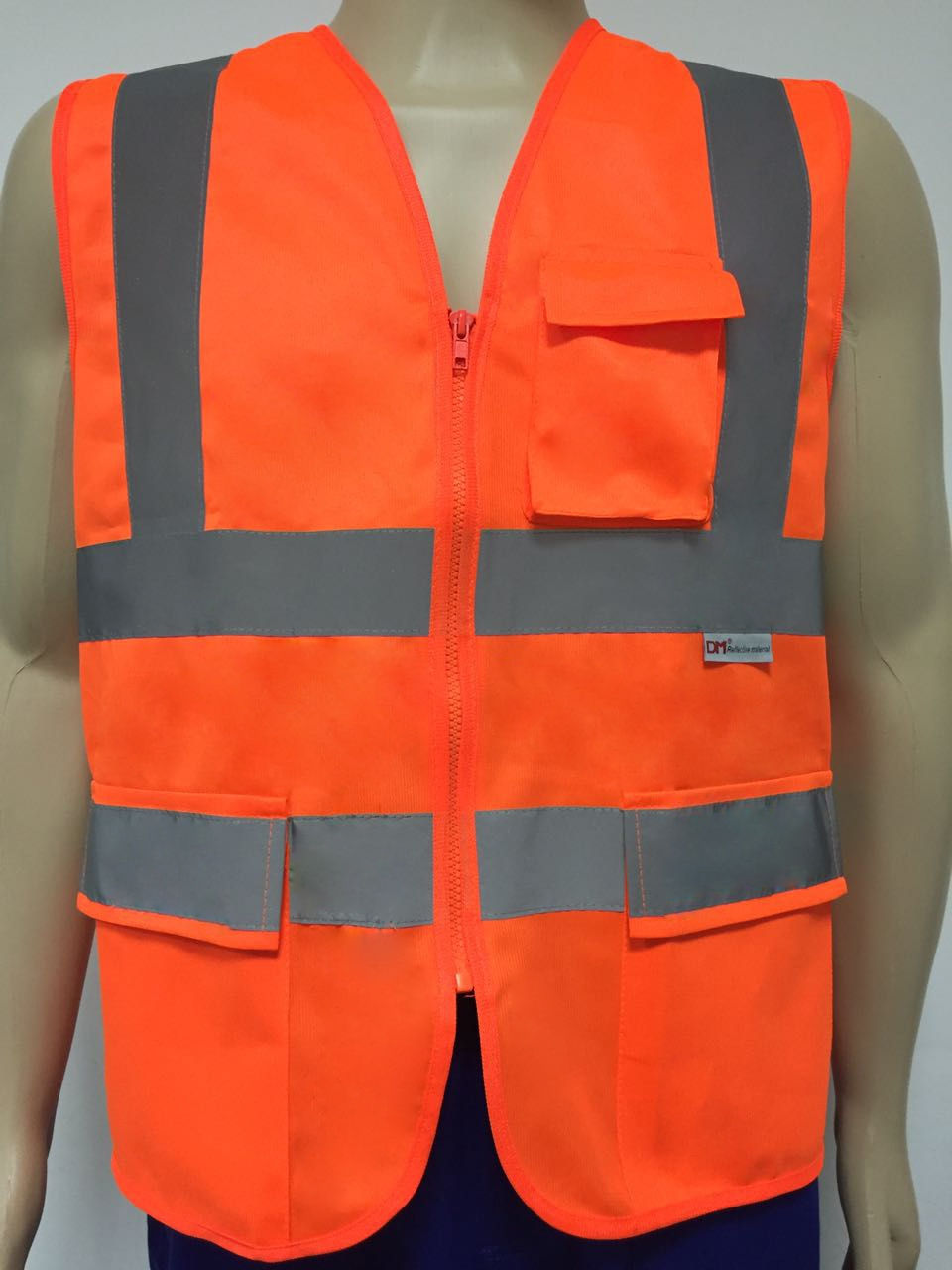 Colete de Segurança Refletivo com 3 Bolsos