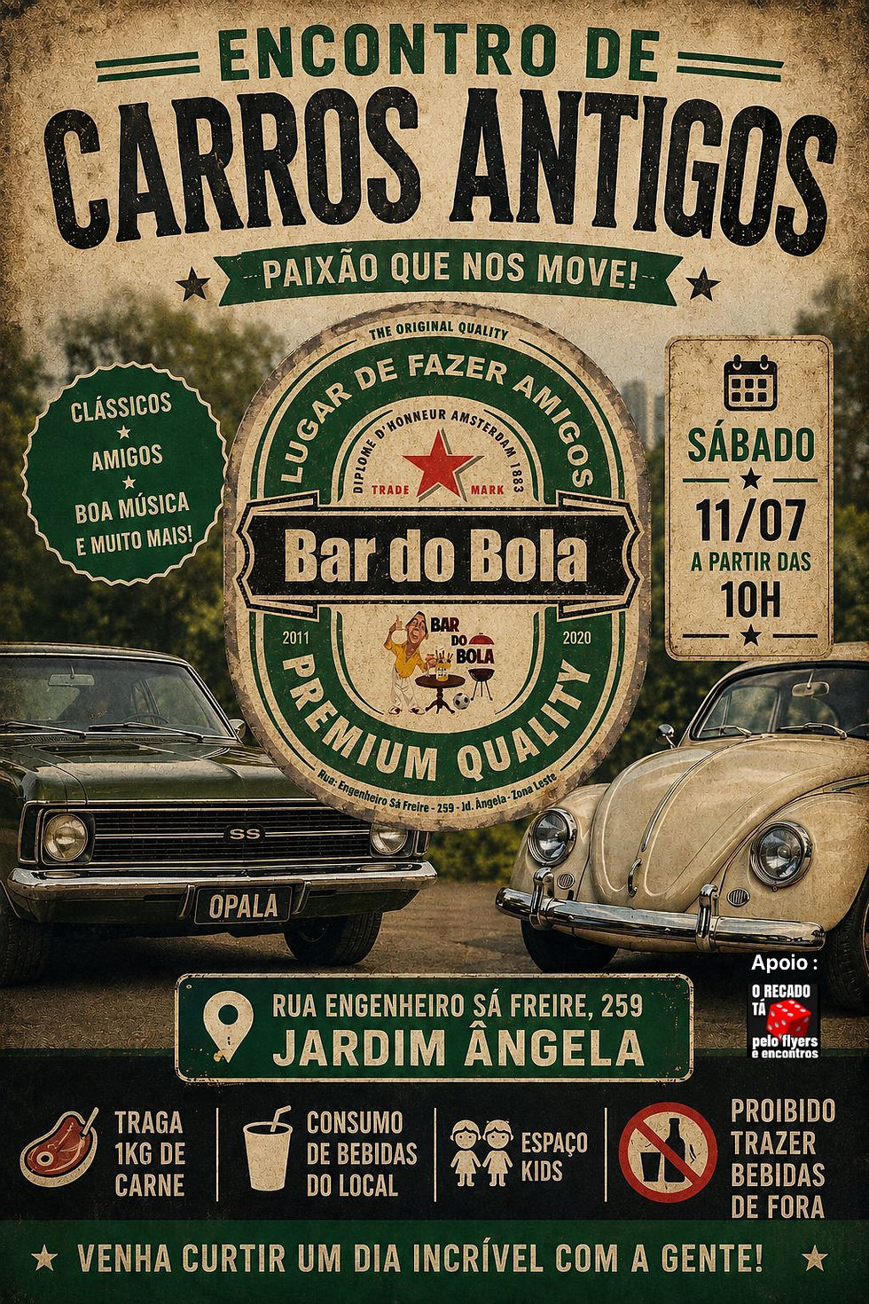 Encontro de carros antigos - São Paulo, SP