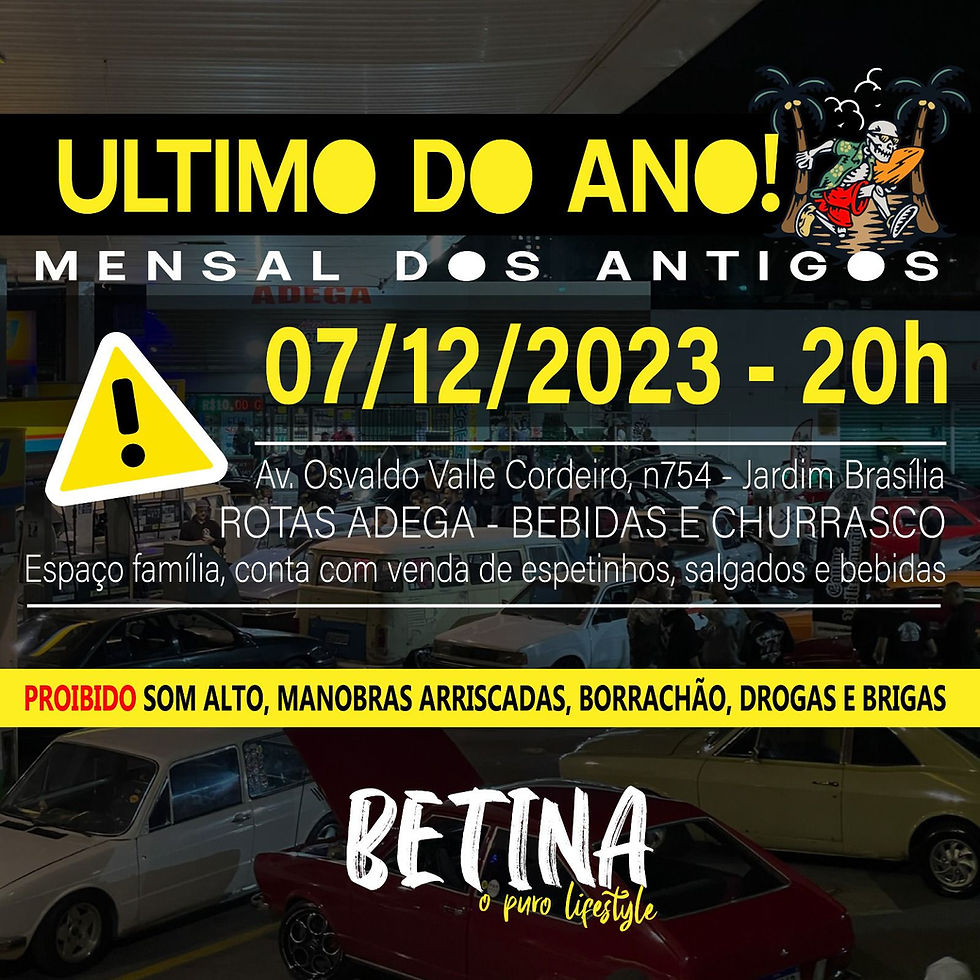 Último do Ano Mensal dos Antigos - São Paulo, SP