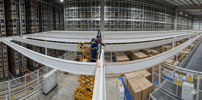 Limpeza a seco com sucção de pó industrial