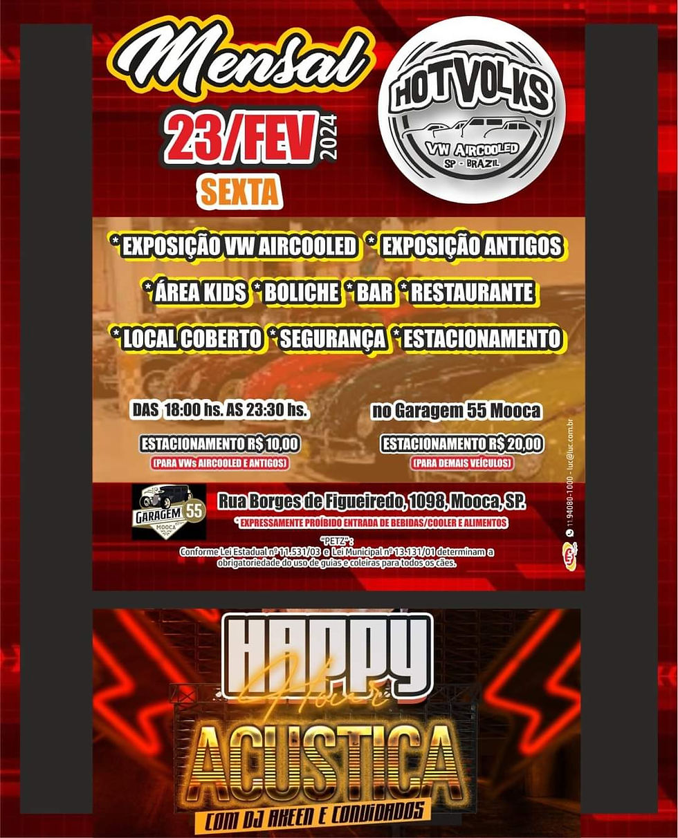 Encontro Mensal Hot Volks Mooca SP