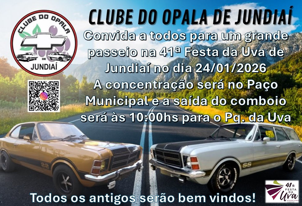 Encontro de Antigos na 41ª Festa da Uva e 12º Expo Vinhos - Jundiaí, SP