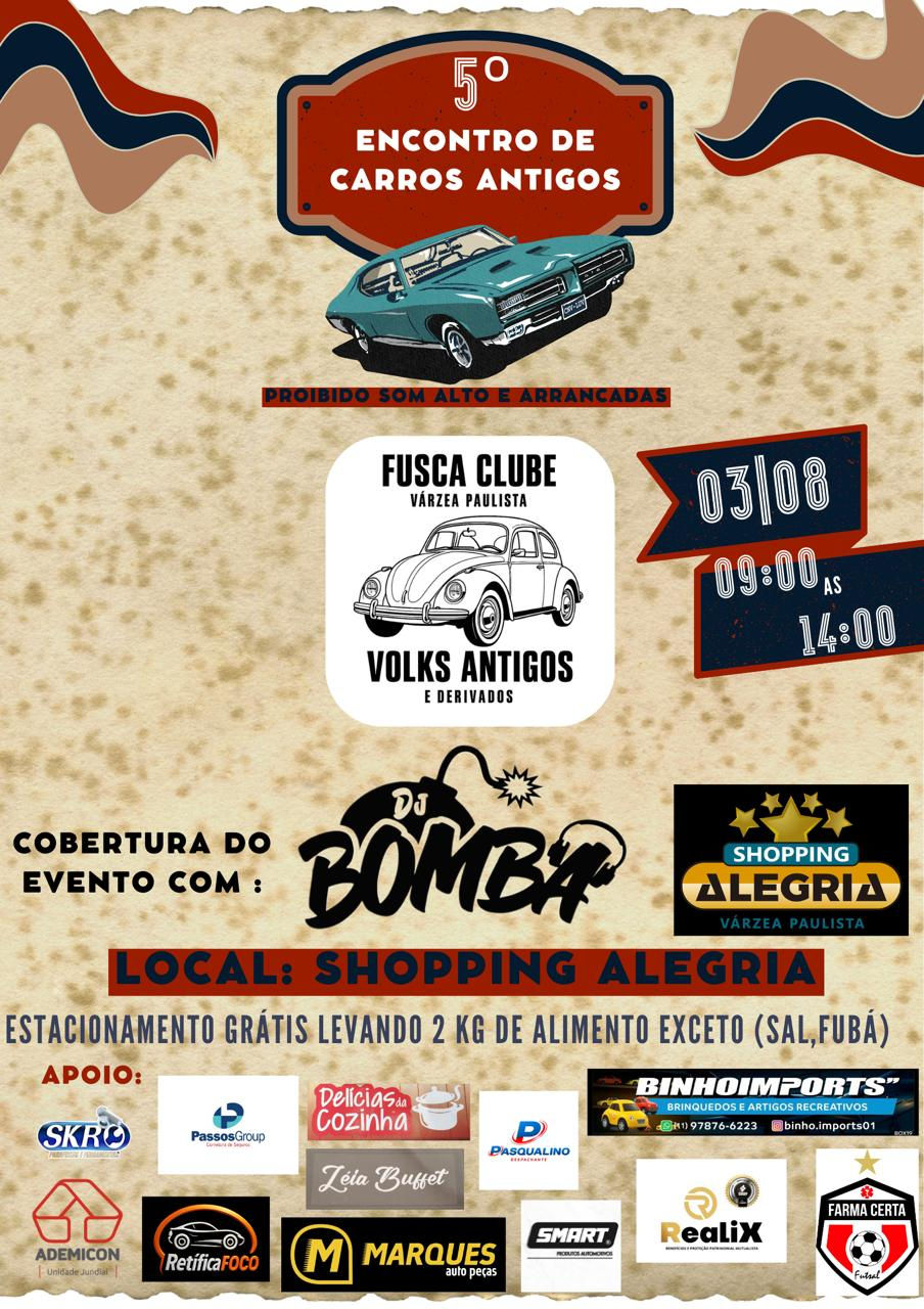 5º encontro de carros antigos Fusca Clube de Várzea Paulista, SP