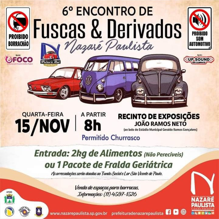 6° Encontro de Fuscas e Derivados - Nazaré Paulista, SP