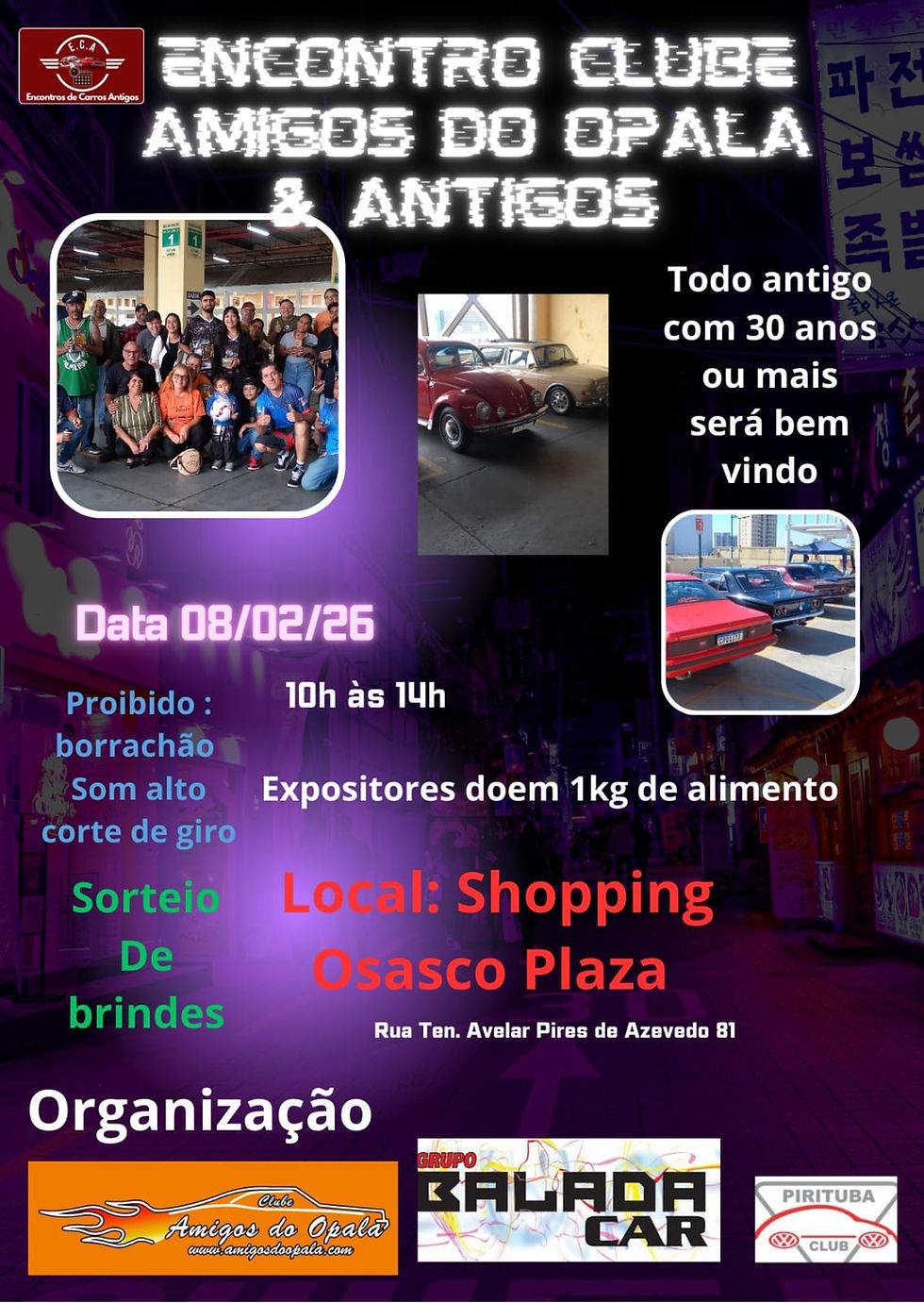 Encontro Clube Amigos do Opala - Osasco, SP