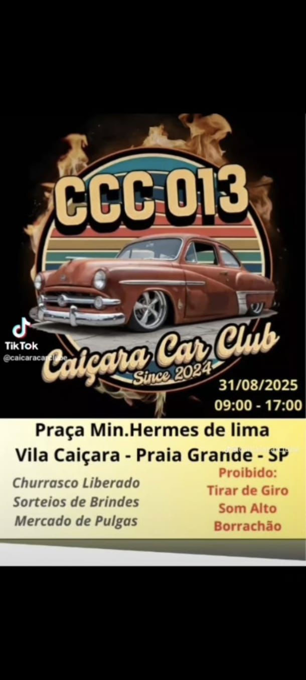 CCC 013 Caiçara Car Club - Praia Grande, SP