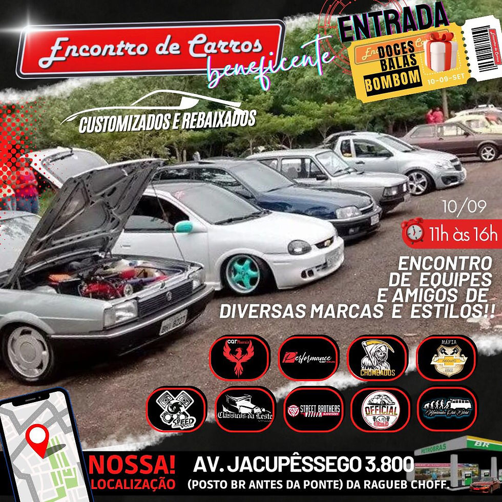 Encontros de carros beneficente Itaquera SP