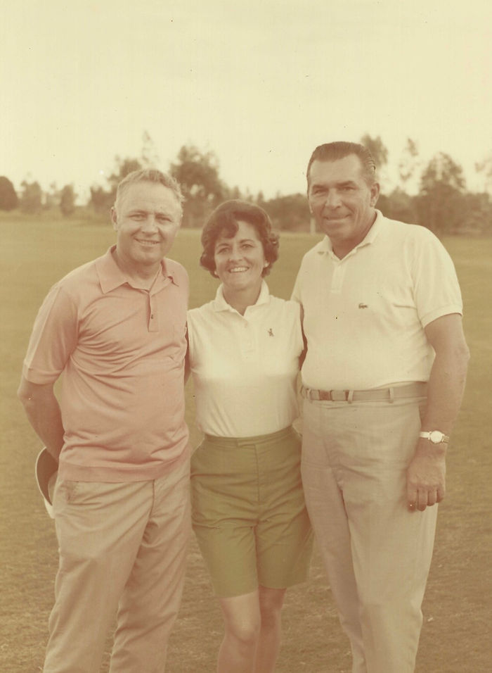 Don Boyd, Dottie Boyd, and Julius Boros (Photo courtesy of Scott Boyd)