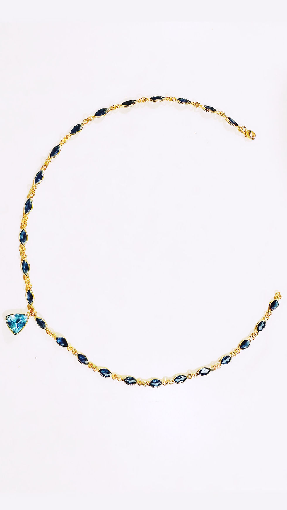 Thumbnail: Grounded Necklace (Ocean Serenity) Necklace (made to order)
