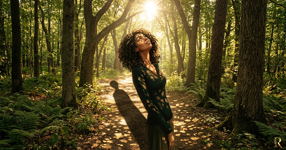 This image illustrates this quote by the Buddha about the power of thought and raising your frequency: If a man speaks or acts with a pure thought, happiness follows him, like a shadow that never leaves him.