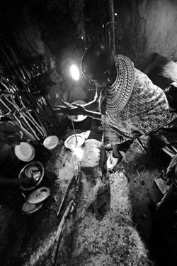 Samburu Woman Cooking 2