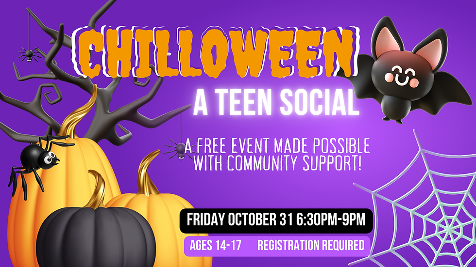 The Chilloween Bash: A Teen Social
