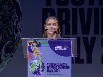 Youth 4climate Greta Thunberg........bla...bla...bla...