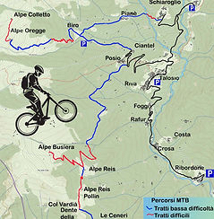 Percorso Mountain Bike