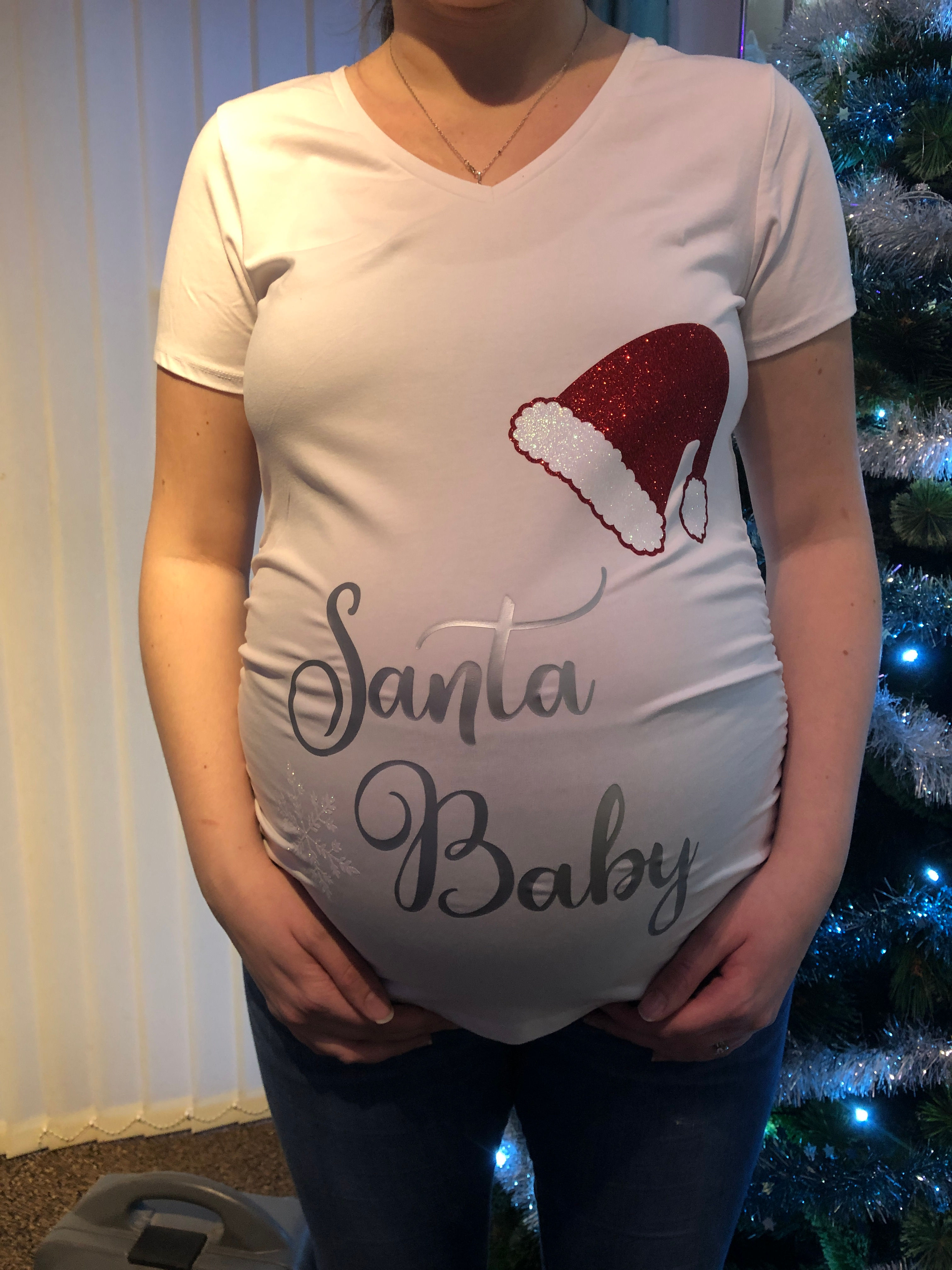 Santa Baby Maternity T-Shirt and/or Transfer