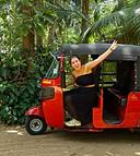met tuktuk door Sri Lanka Reizen