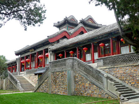 Tingliguan Restaurant, the Summer Palace, Beijing, China. Oriole Listening Hall
