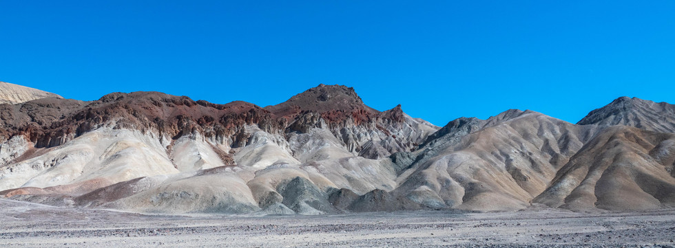Scenery photograph of the dramatic landscape in Death Valley National Park, in the stark Mojave Desert, California