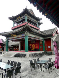 Tingliguan Restaurant, the Summer Palace, Beijing, China. Oriole Listening Hall