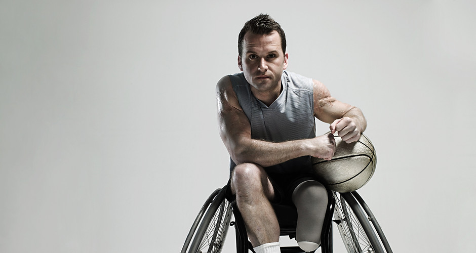 Basketball Player on Wheenchair