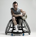 Basketball Player on Wheenchair