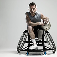 Basketball Player on Wheelchair
