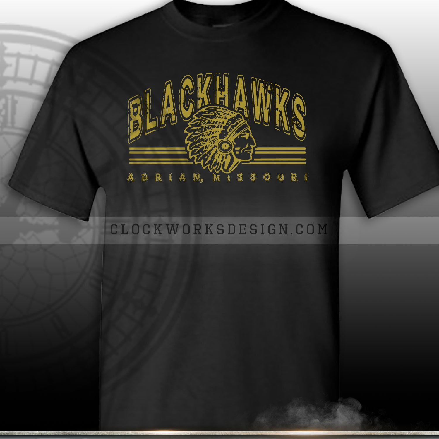 111100 Blackhawks Adrian Missouri Rectangle Arch