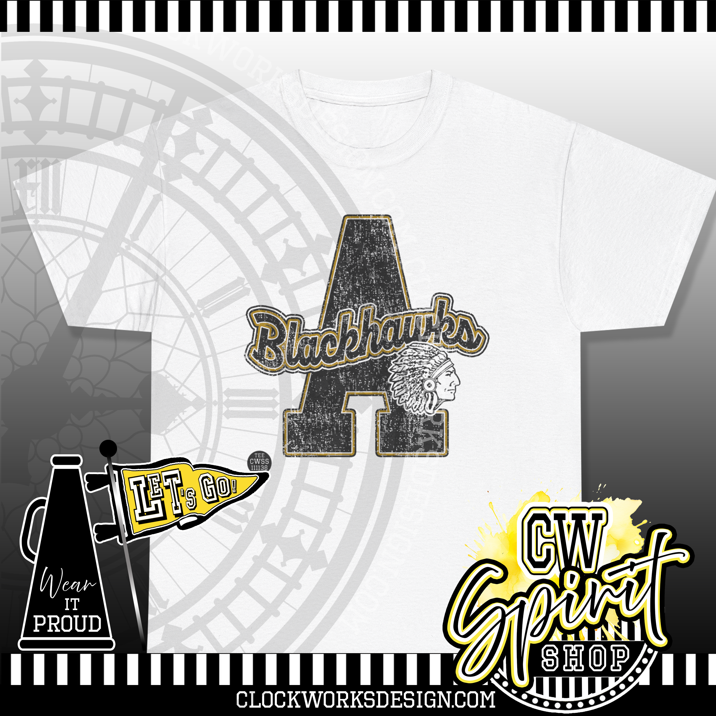 111138 OG Giant Letter A Adrian Blackhawks