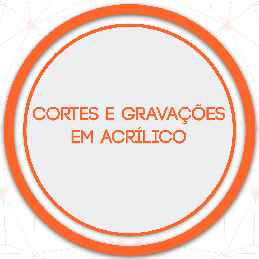 Capa Cortes e gravações em acrílico