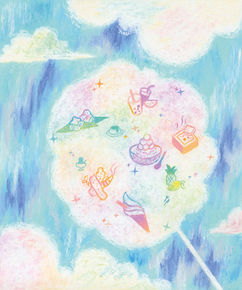 ｜ 棉花糖 ｜
嚐一口甜甜的陽光滋味。
你笑地嘴角也釀出了蜜。