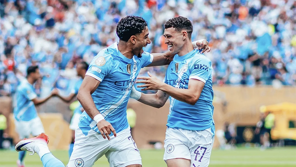 Manchester City x Wydad Casablanca, pela Copa do Mundo de Clubes da Fifa • Reprodução/X/Manchester City