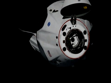 SpaceX astronaut riding dragon arrives at ISS