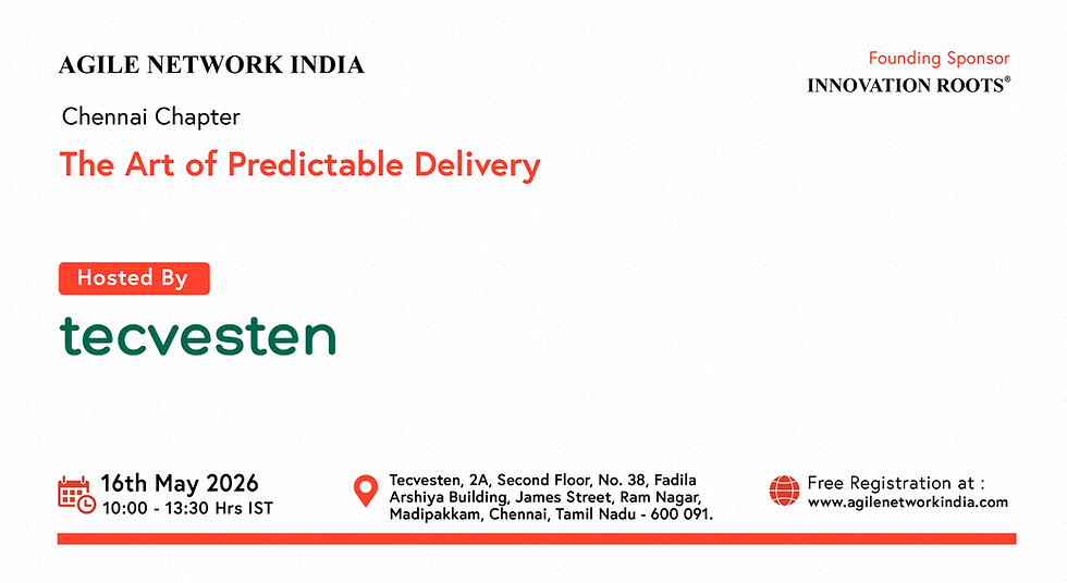 The Art of Predictable Delivery @Chennai