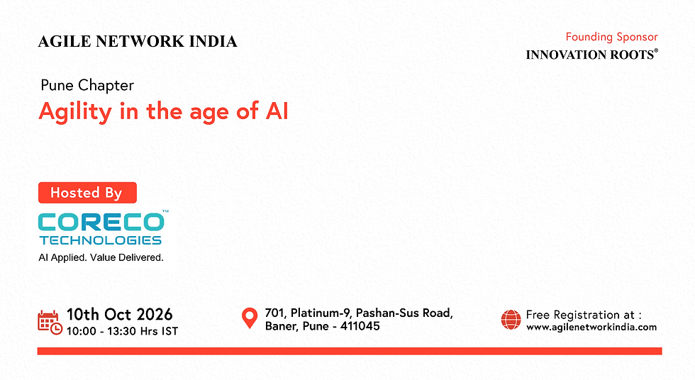 Agility in the age of AI @Pune