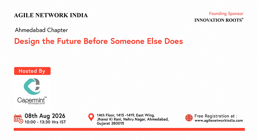 Design the Future Before Someone Else Does @Ahmedabad