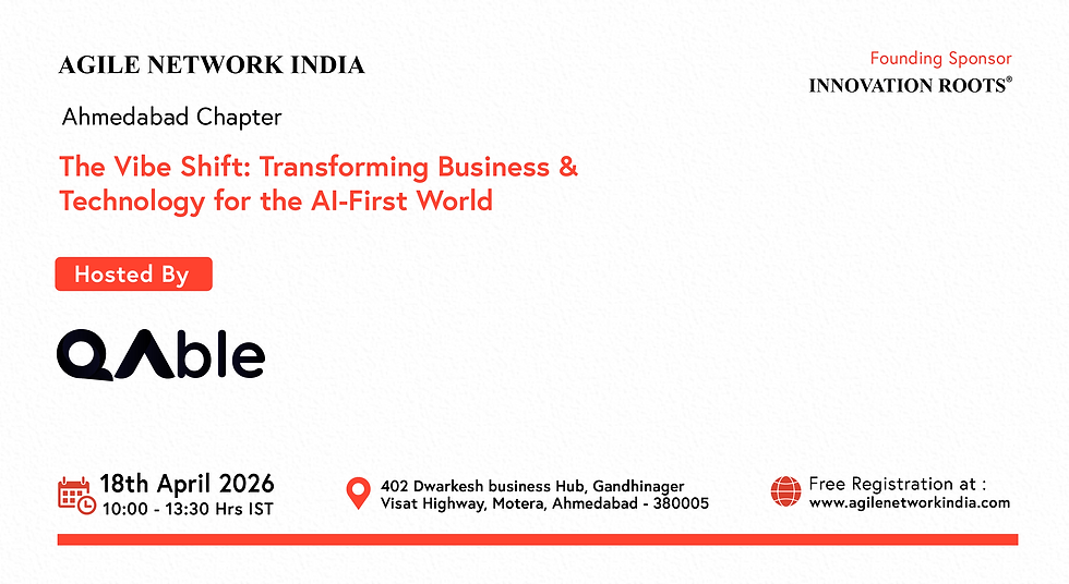 The Vibe Shift: Transforming Business & Technology for the AI-First World @Ahmedabad