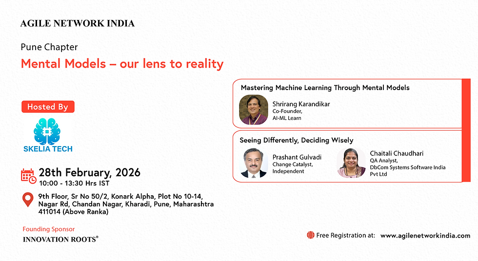 Mental Models – our lens to reality @Pune