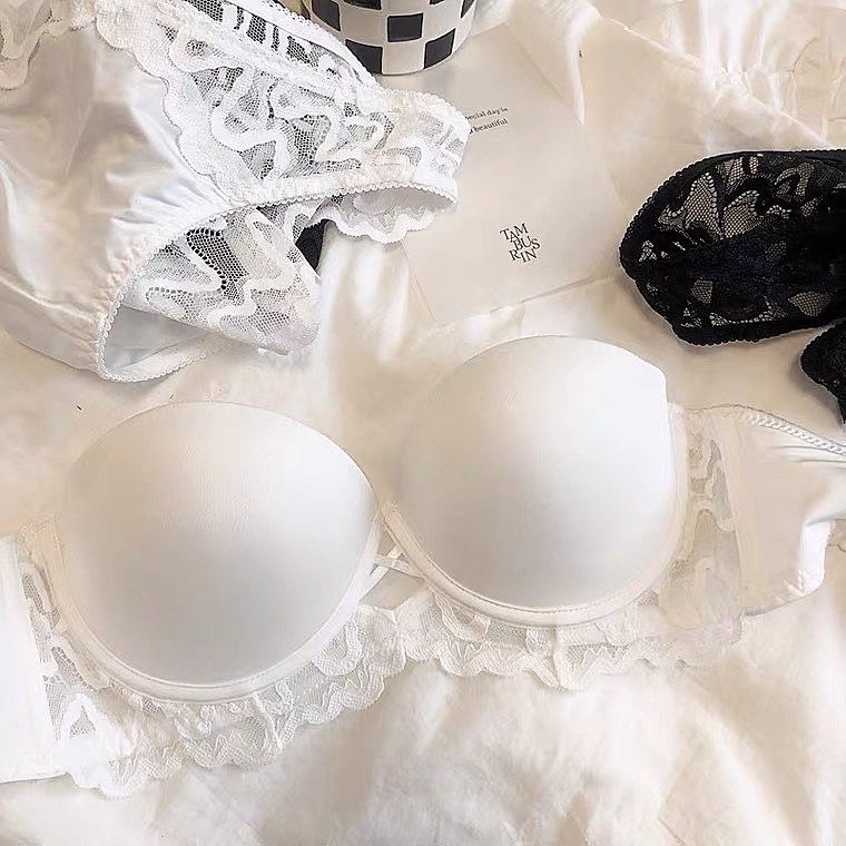 Thumbnail: #ITEM368 花邊蕾絲軟鋼圈內衣套裝