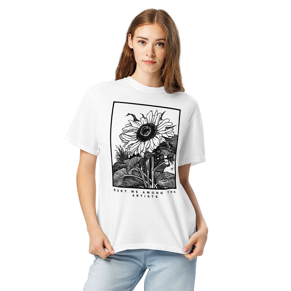 Thumbnail: Bury Me Heavy Weight Comfort Colors White