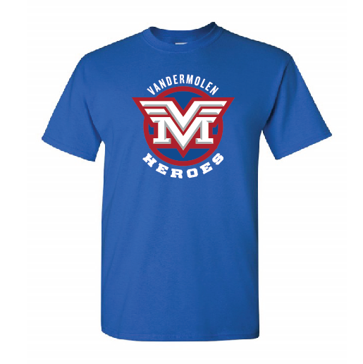 VANDERMOLEN YOUTH & ADULT SHORT SLEEVE TEE SHIRTS