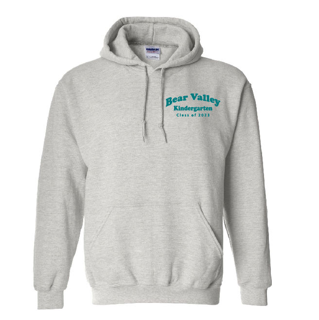 BEAR VALLEY KINDERGARTEN ADULT & YOUTH HOODED PULLOVER SWEATSHIRT