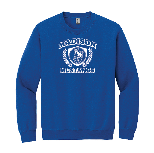 MADISON CREWNECK SWEATSHIRT DESIGN #1 (SHIELD)