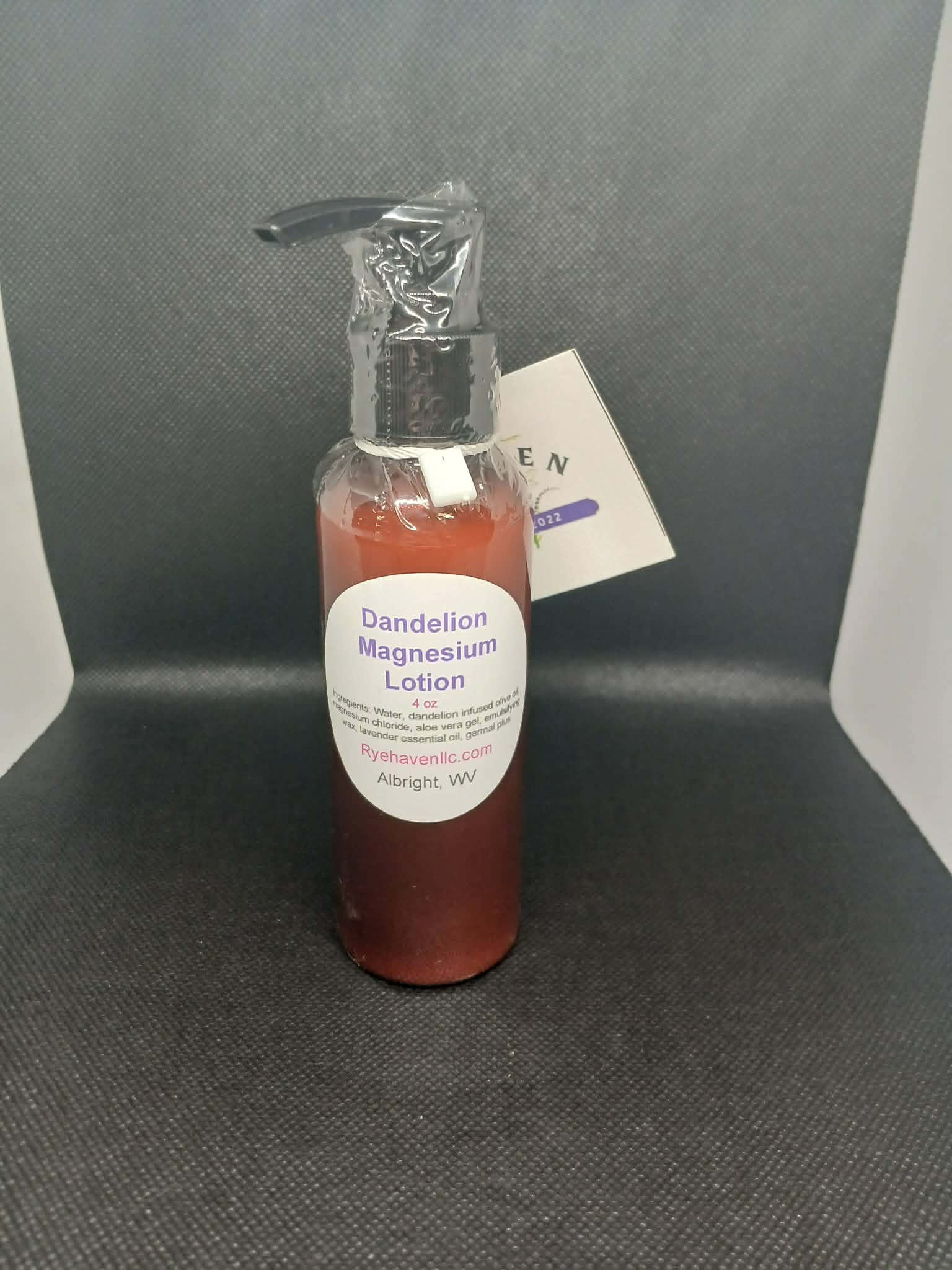 Dandelion Magnesium Lotion