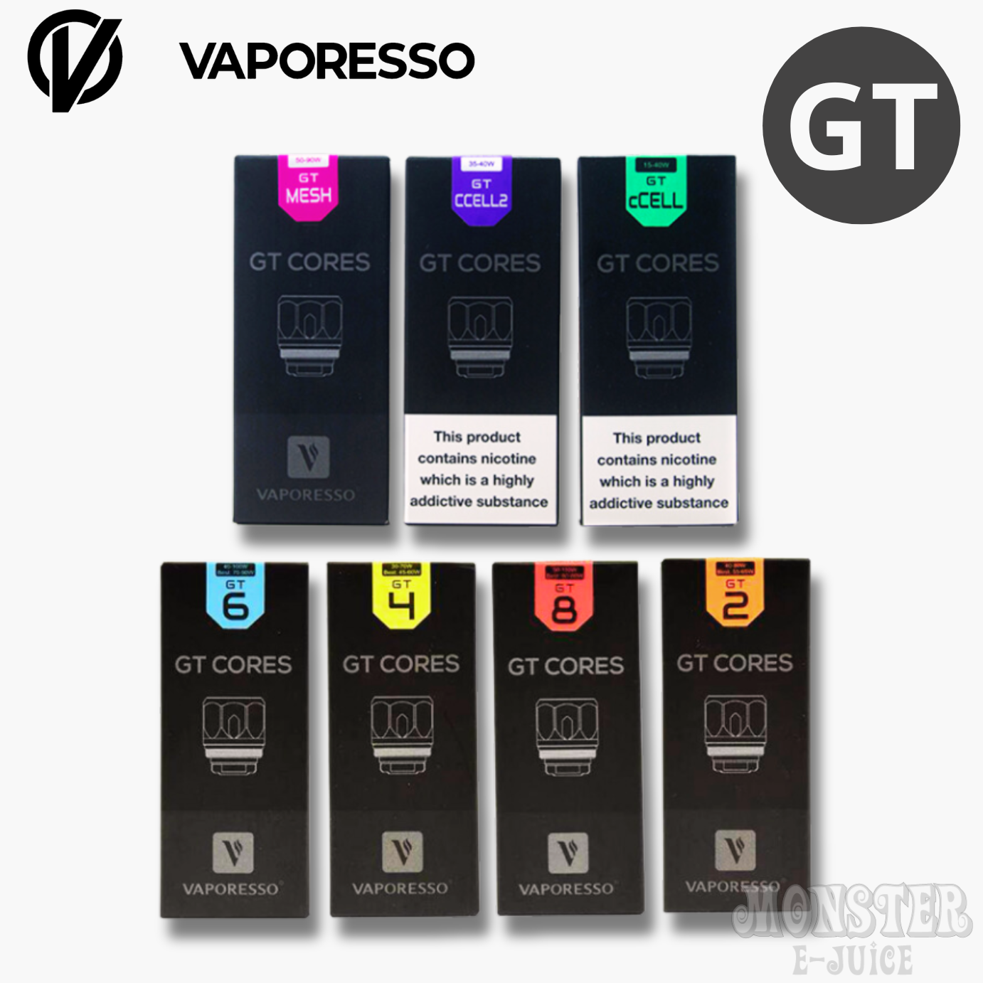 Coil GT Core (variações) Cartucho de Reposição - Vaporesso