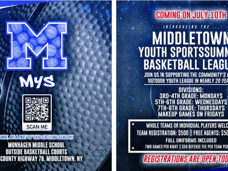 MYS Summer Basketball League starting July 10, 2023