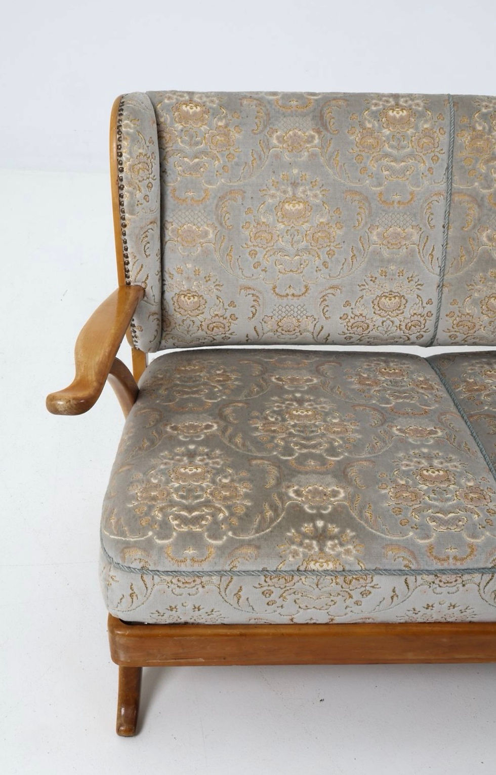 Thumbnail: Karl Nothelfer German Velvet Sofa 1960's Sofa