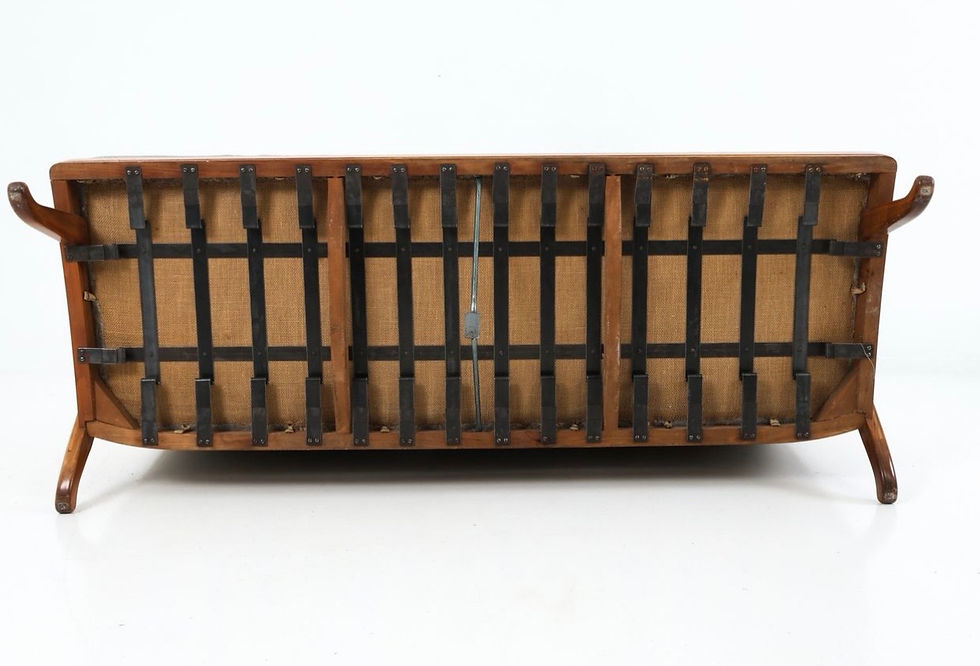 Thumbnail: Karl Nothelfer German Velvet Sofa 1960's Sofa