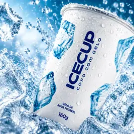 Ice Cup: Coco Leve relança copo com gelo pronto para bebidas